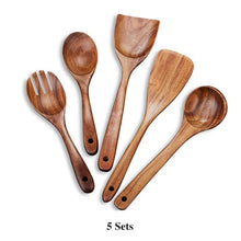 Load image into Gallery viewer, Natural wood tableware