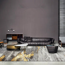 Load image into Gallery viewer, Post-modern carpet with light gray
