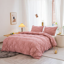 Load image into Gallery viewer, Modern Bedding Set with single solid color

