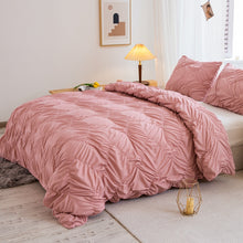 Load image into Gallery viewer, Modern Bedding Set with single solid color
