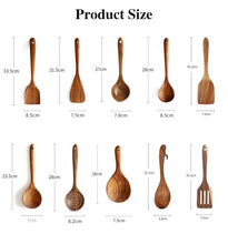 Load image into Gallery viewer, Natural wood tableware
