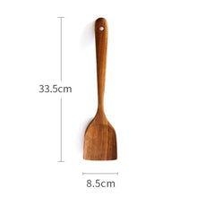 Load image into Gallery viewer, Natural wood tableware
