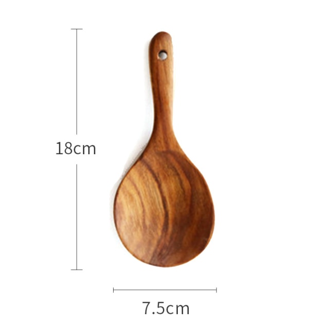Natural wood tableware