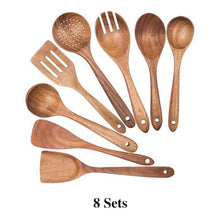 Load image into Gallery viewer, Natural wood tableware
