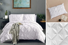 Load image into Gallery viewer, Luxurious pinch pleated bedding set
