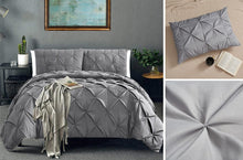 Load image into Gallery viewer, Luxurious pinch pleated bedding set

